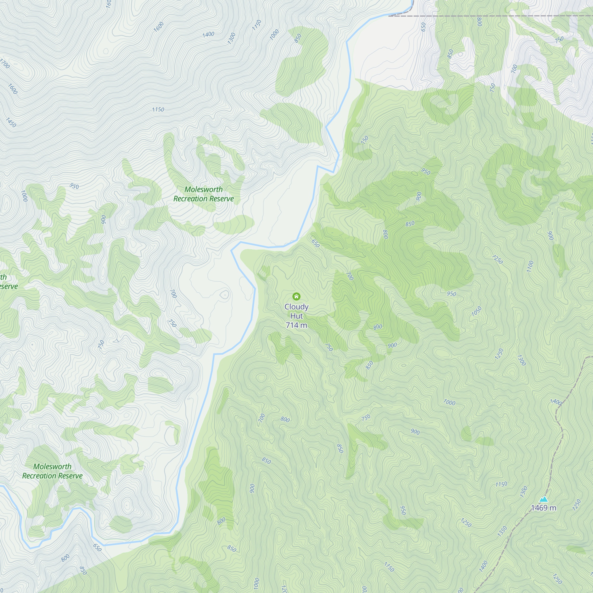 Cloudy Hut map