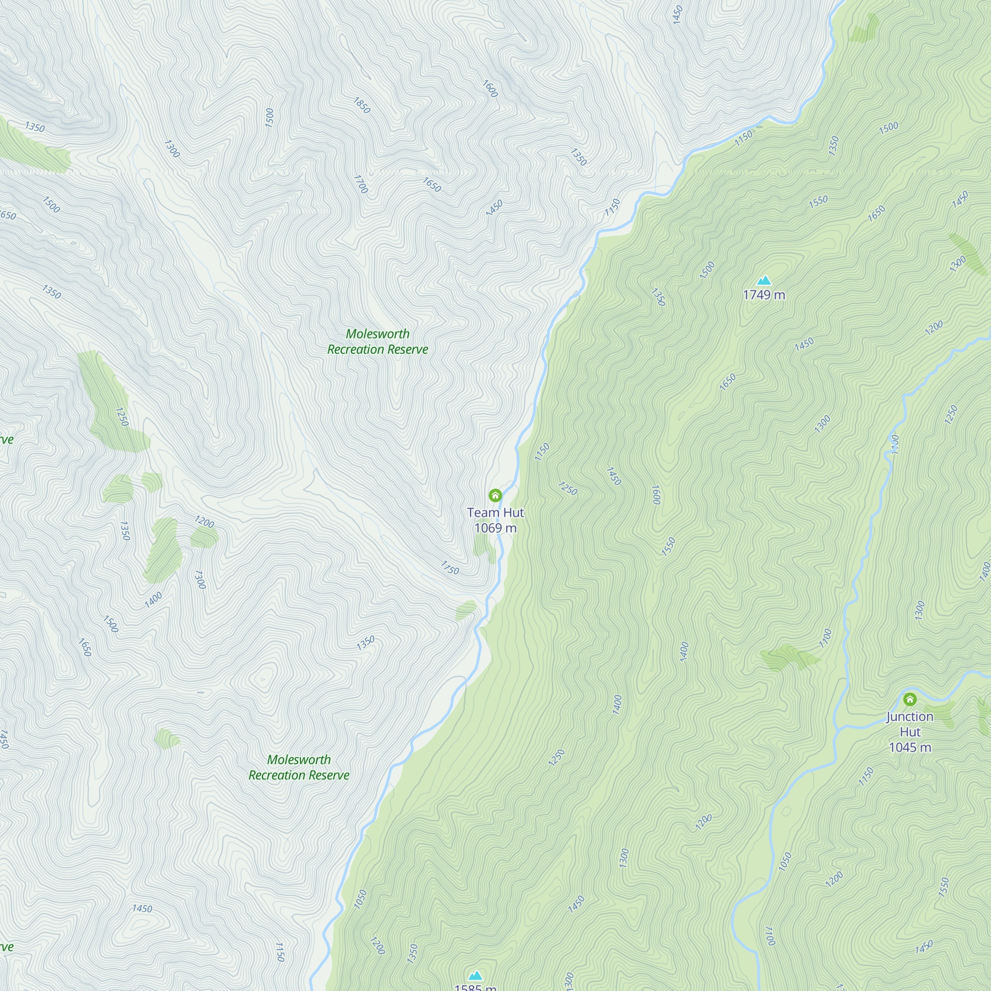 Team Hut map