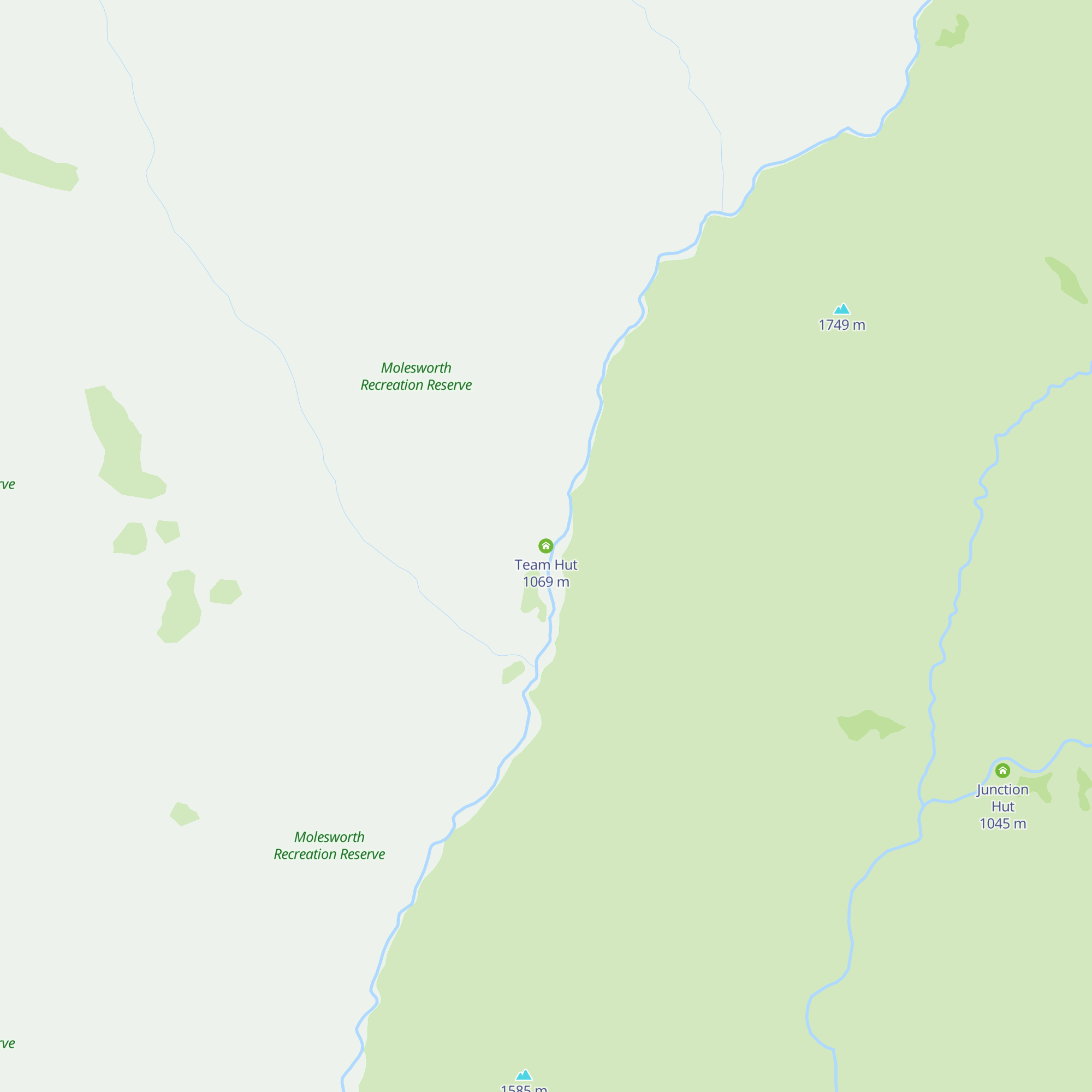 Team Hut map