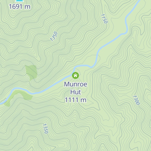 Map of Munroe Hut