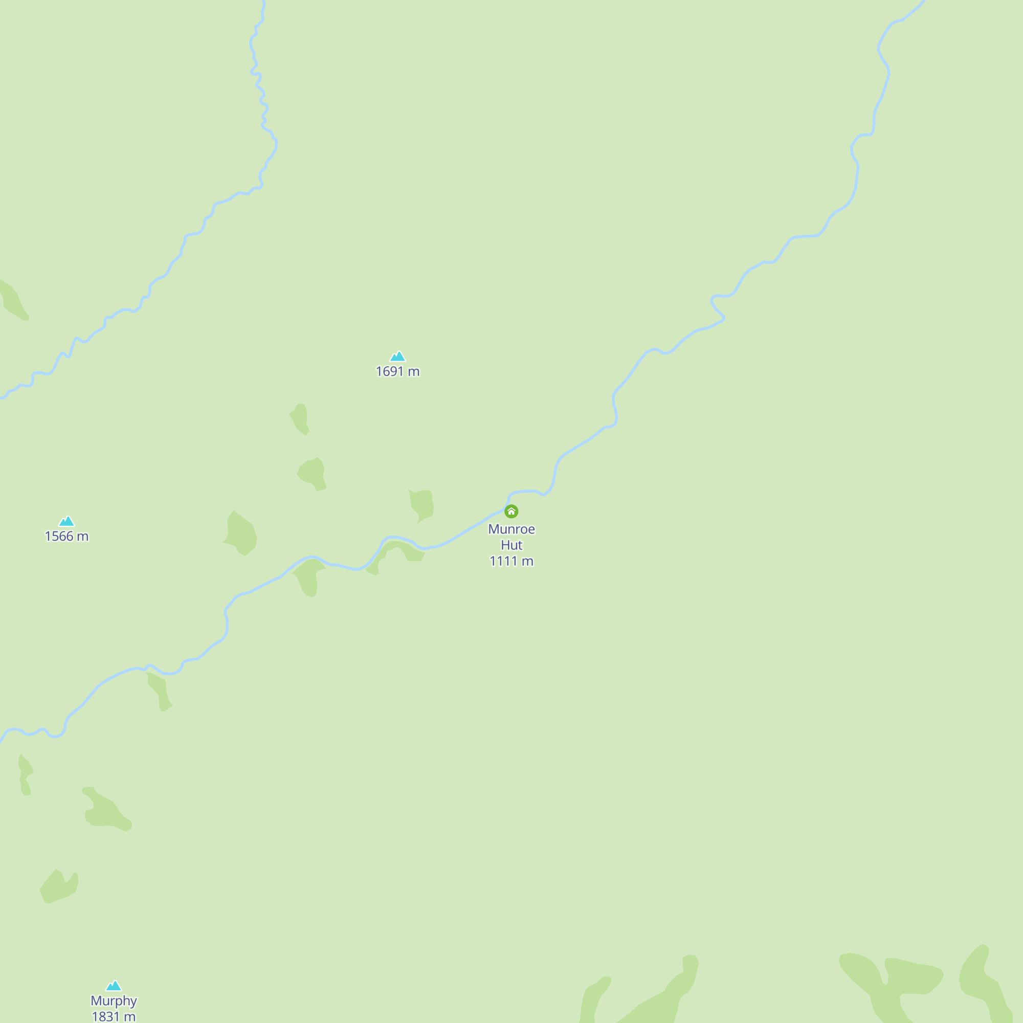 Munroe Hut map