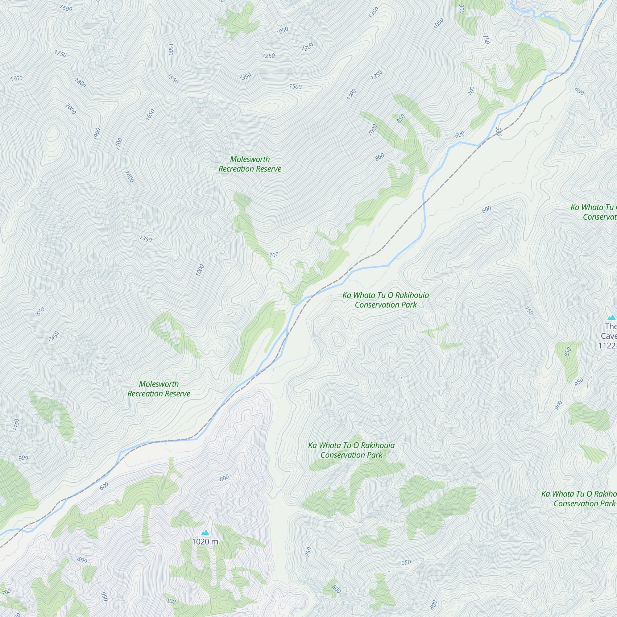 Palmer Hut map