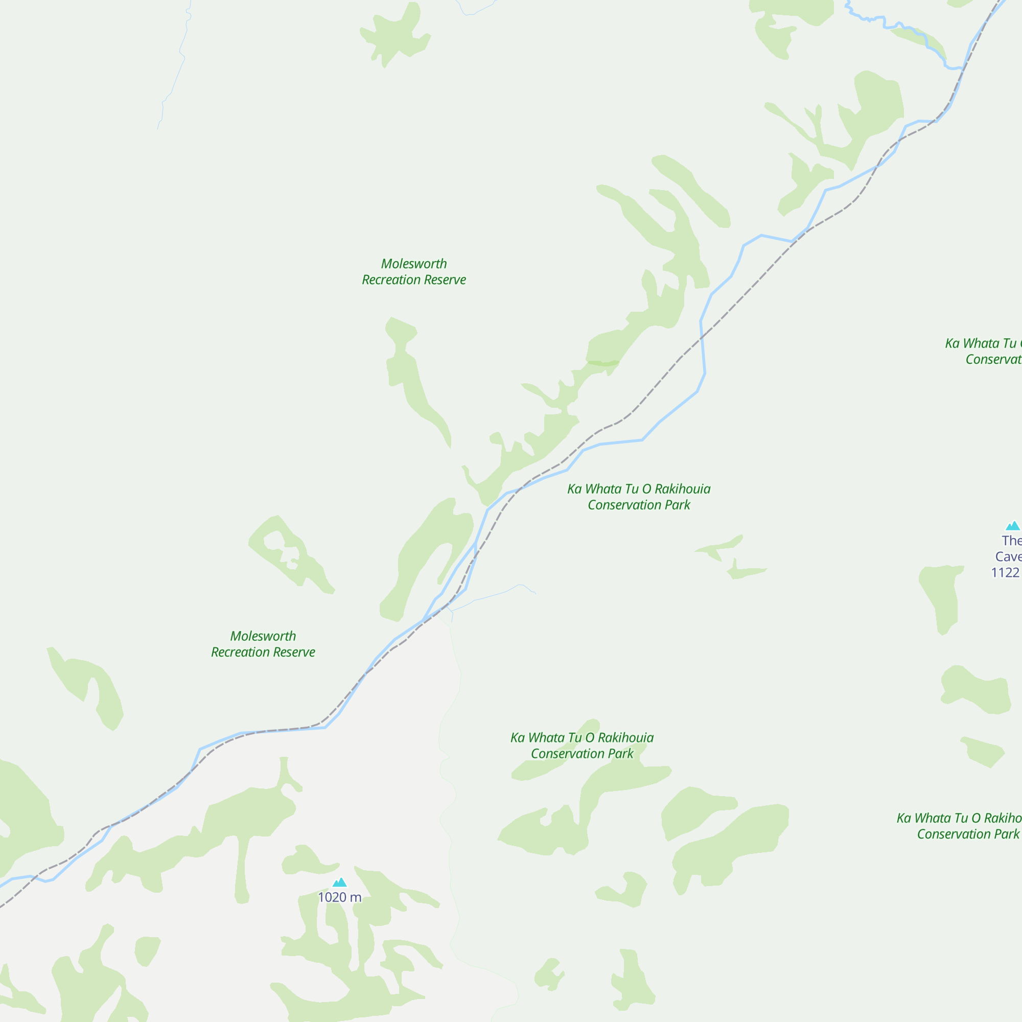 Palmer Hut map