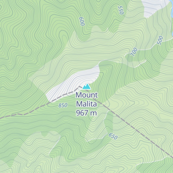 Map of Mount Malita