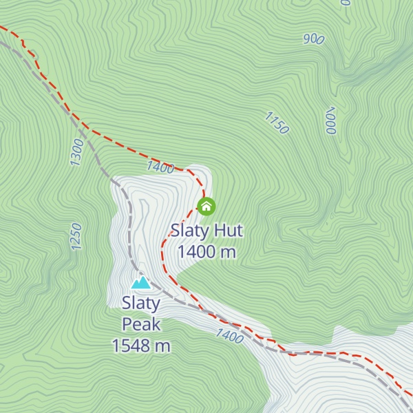 Map of Slaty Hut