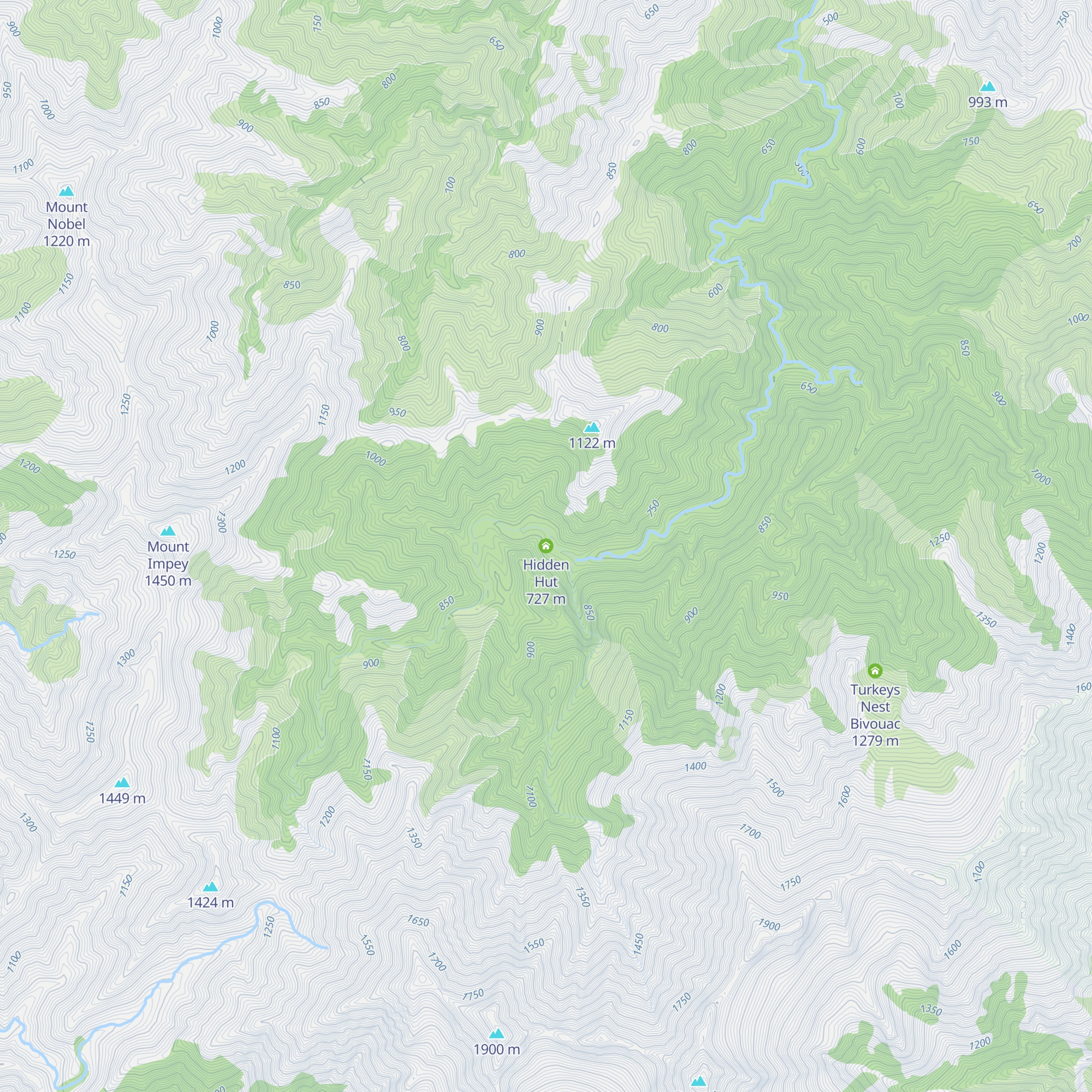 Hidden Hut map