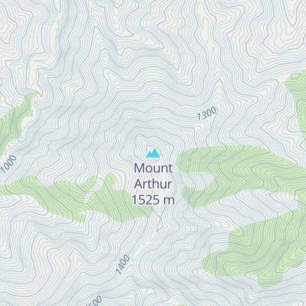 Map of Mount Arthur