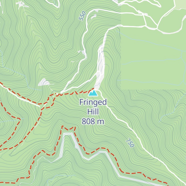Map of Fringed Hill