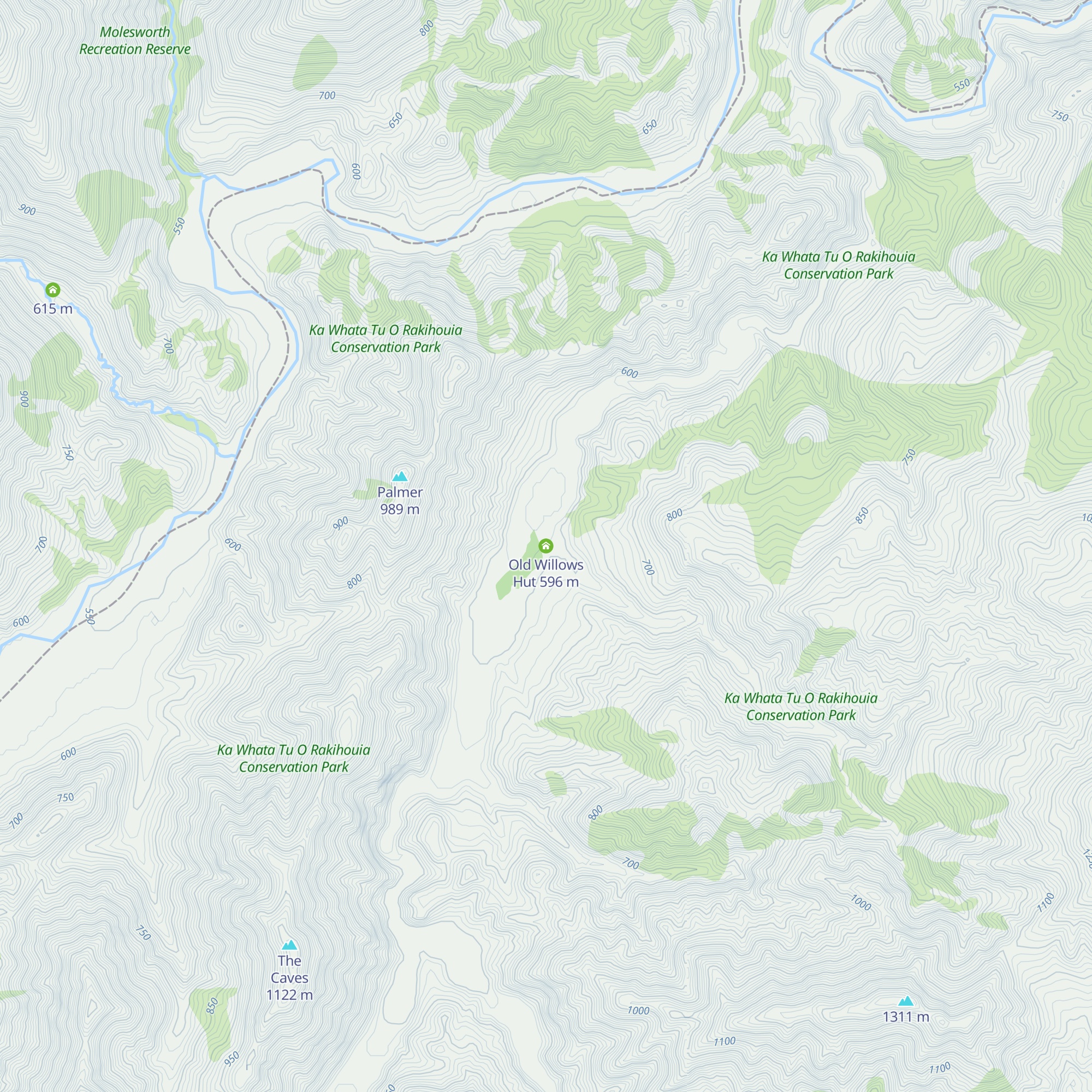 Old Willows Hut map