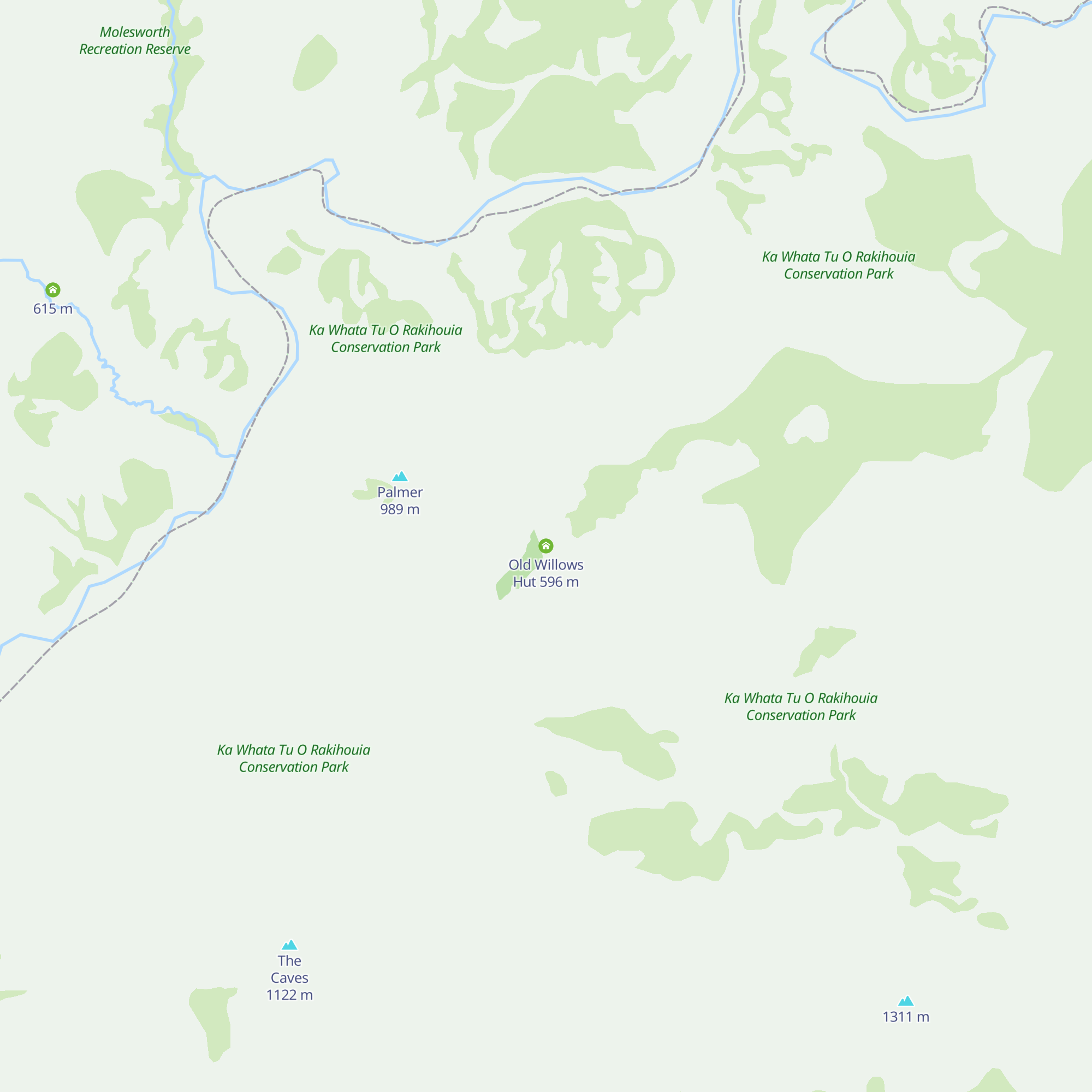 Old Willows Hut map