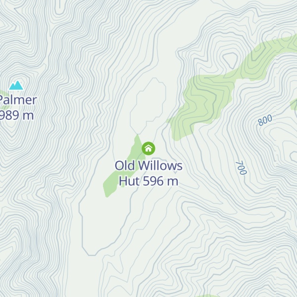 Map of Old Willows Hut