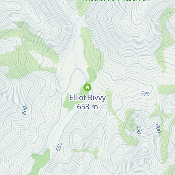 Map of Elliot Bivvy