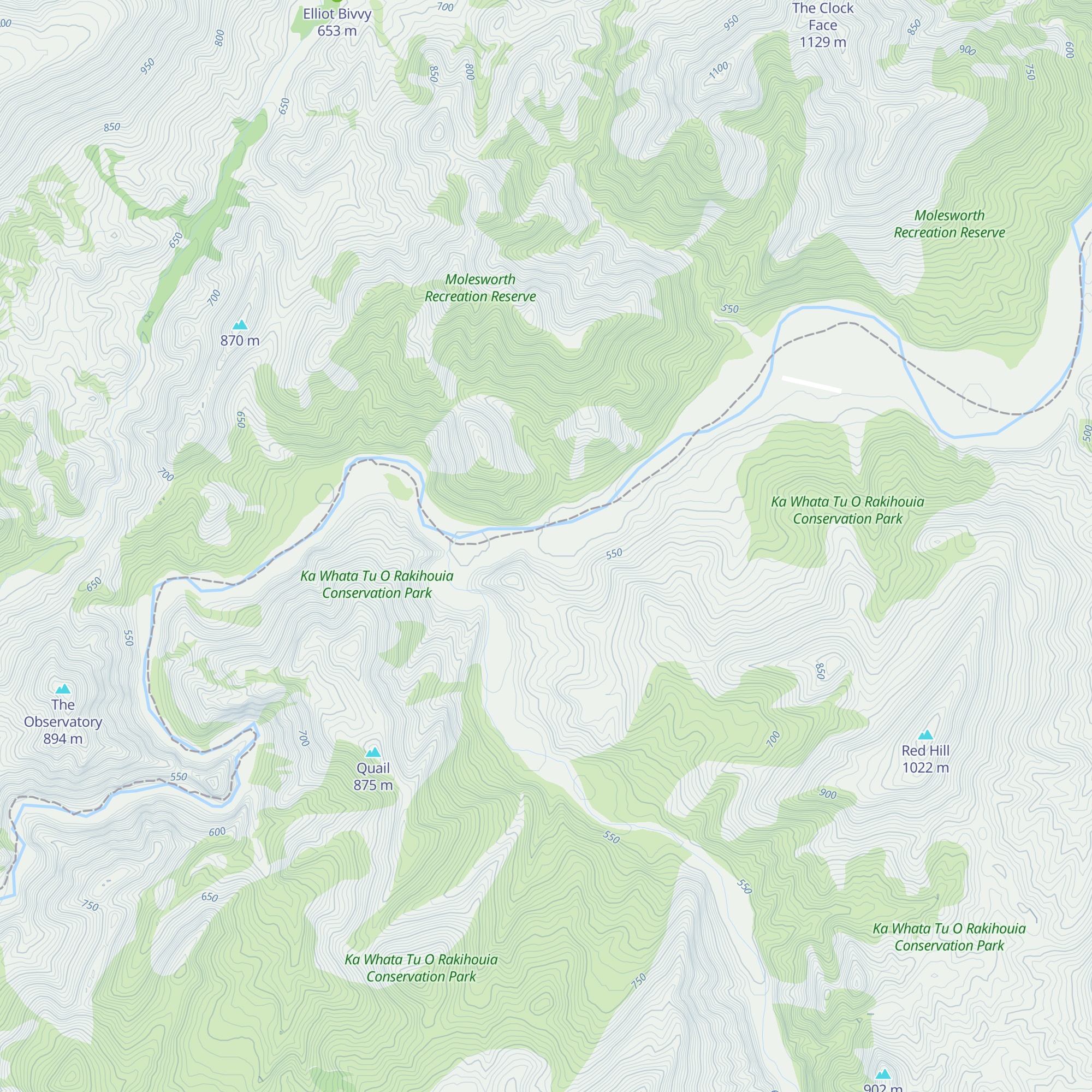 Forbes Hut map