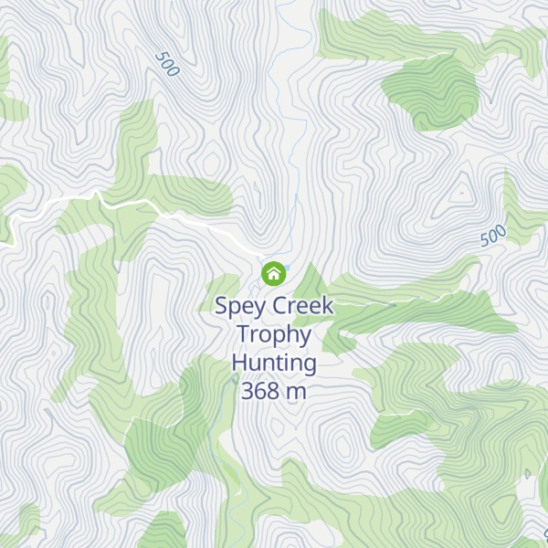 Map of Spey Creek Trophy Hunting