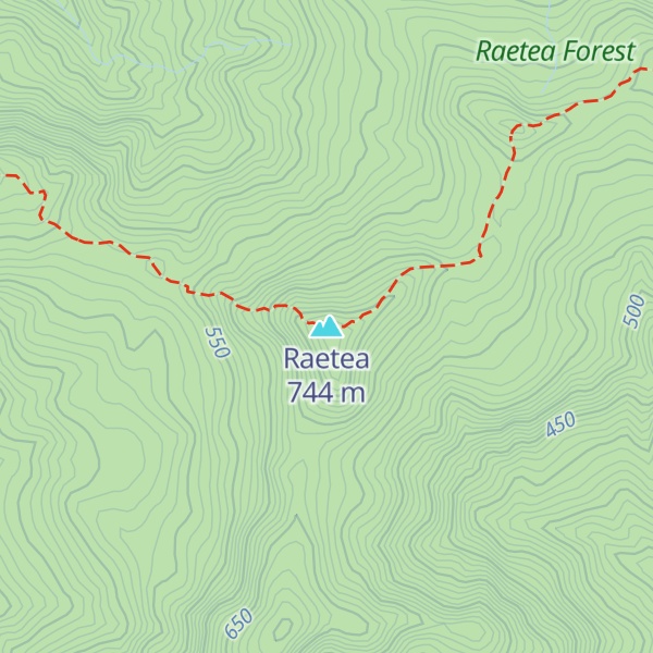 Map of Raetea