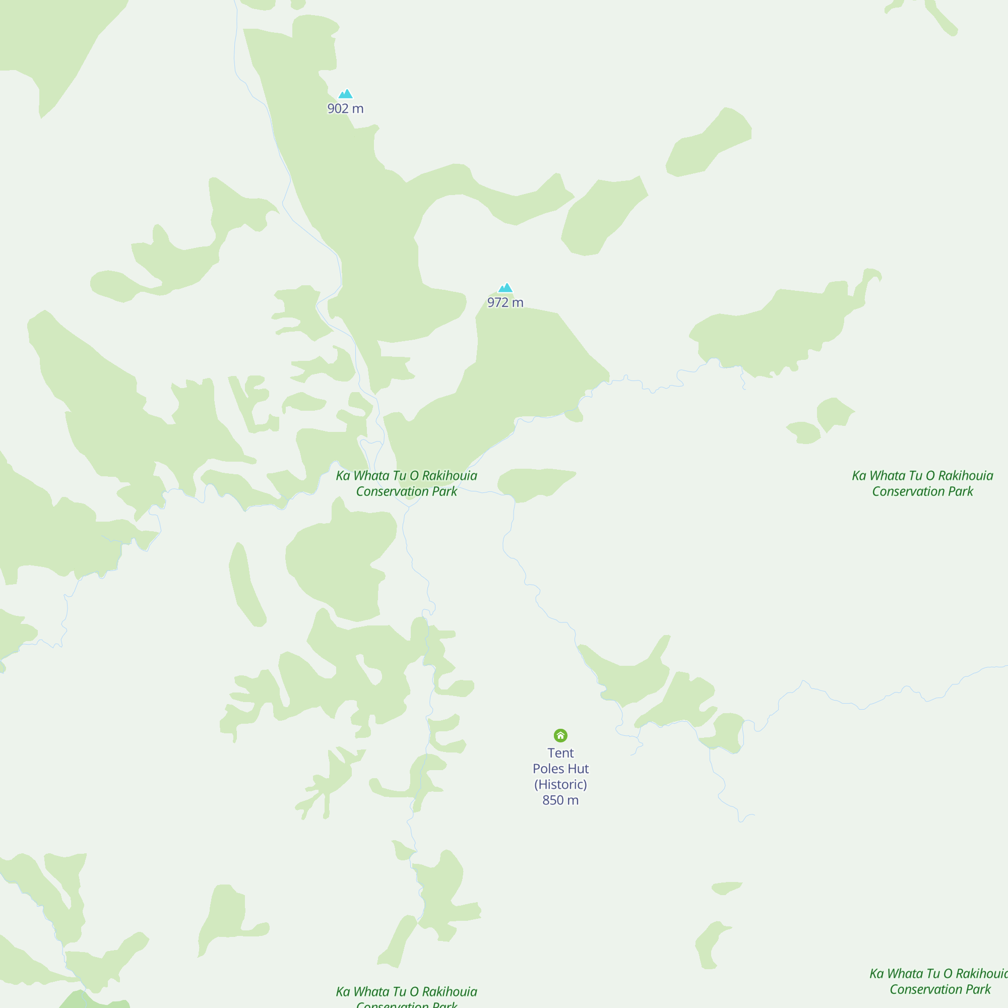 Warden Hut map