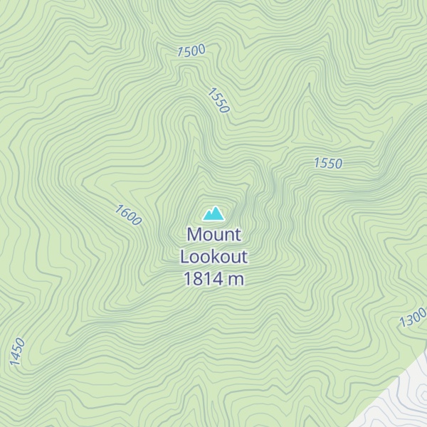 Map of Mount Lookout