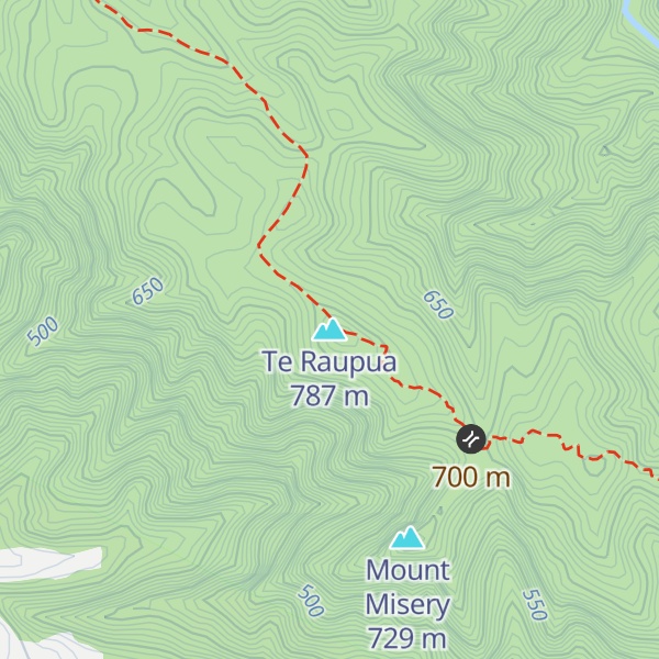 Map of Te Raupua