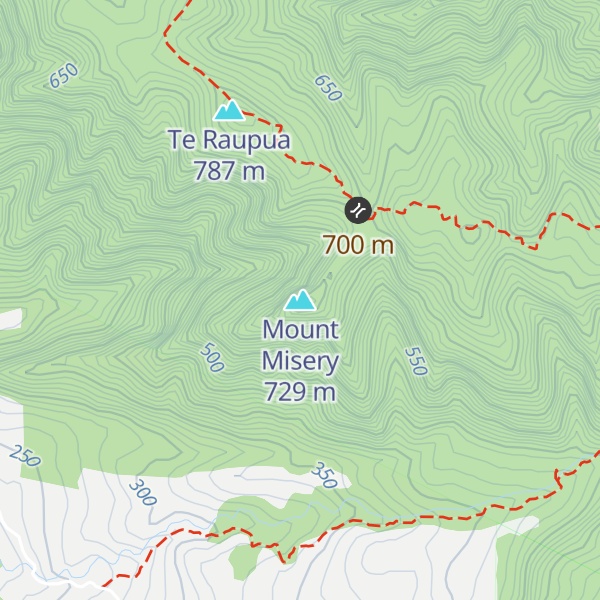 Map of Mount Misery