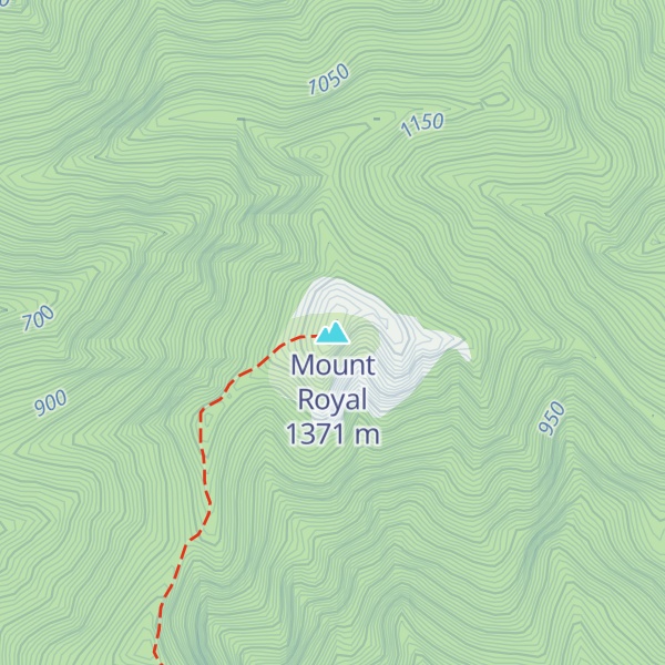Map of Mount Royal