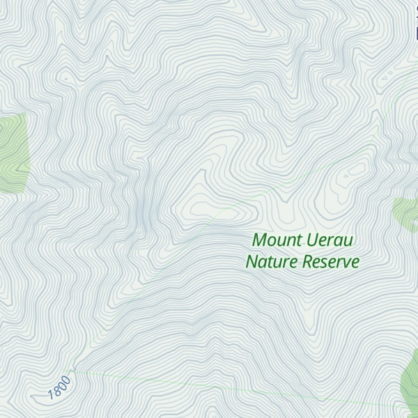Map of Mount Saunders