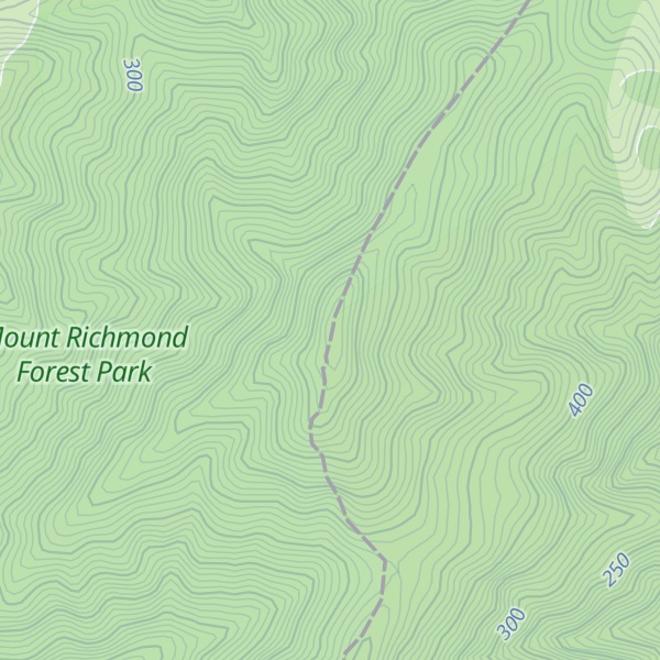 Map of Croisilles Peak