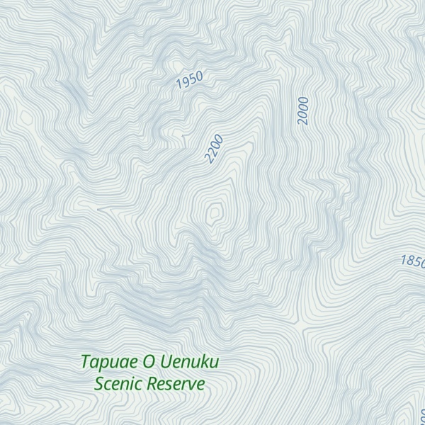 Map of Mount Gladstone