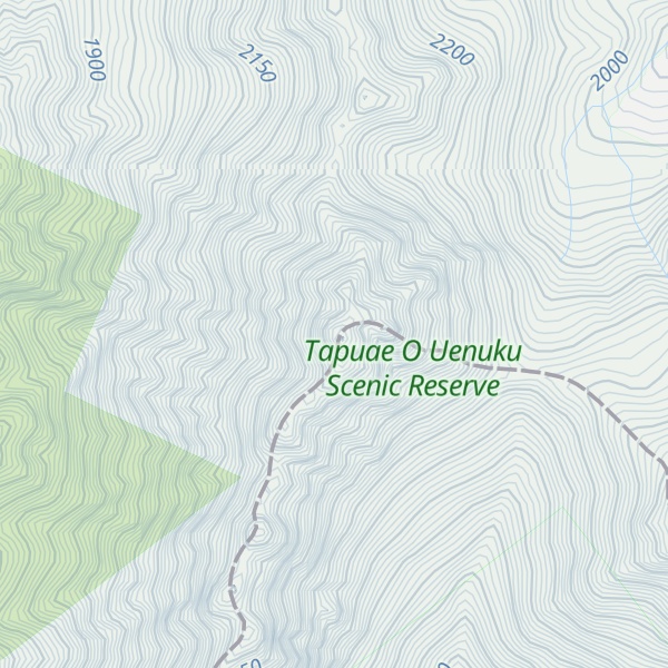 Map of Mitre Peak
