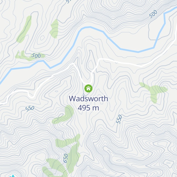 Map of Wadsworth