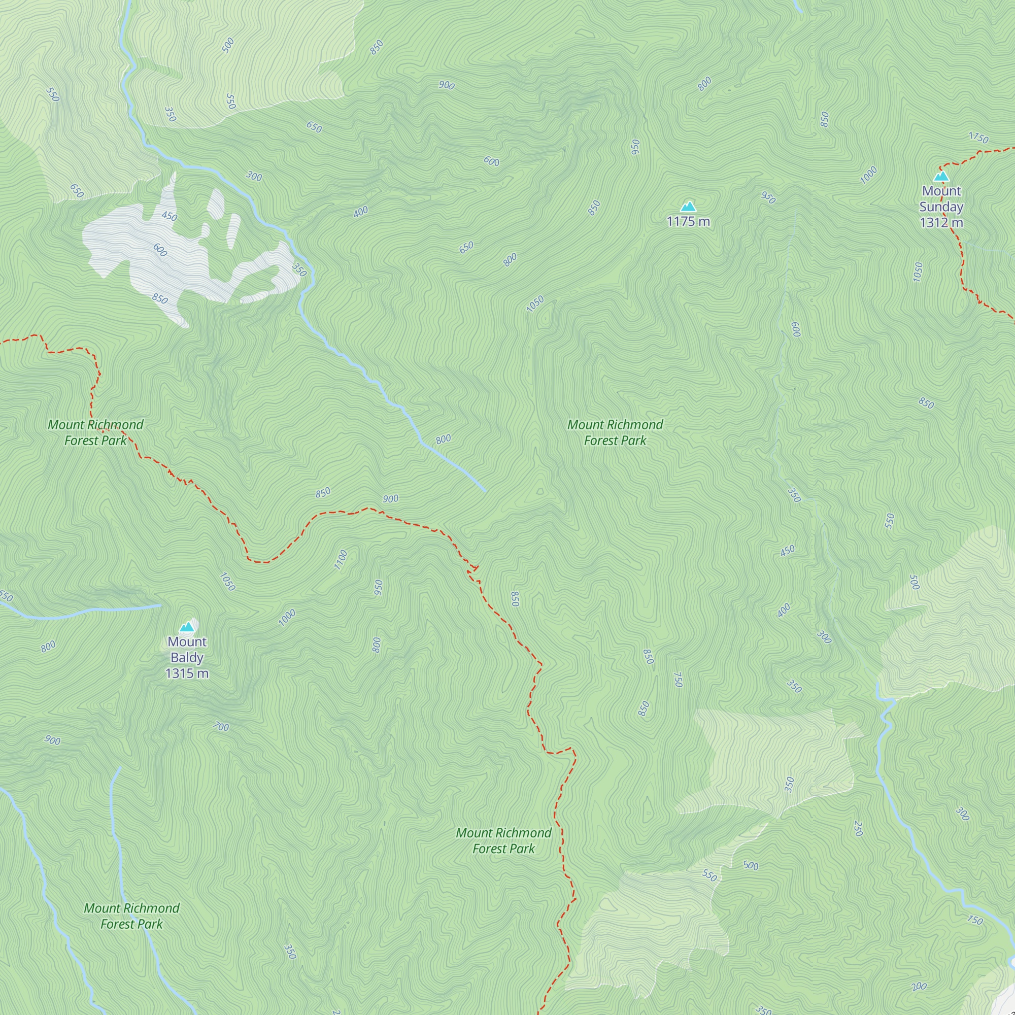 Fosters Hut map