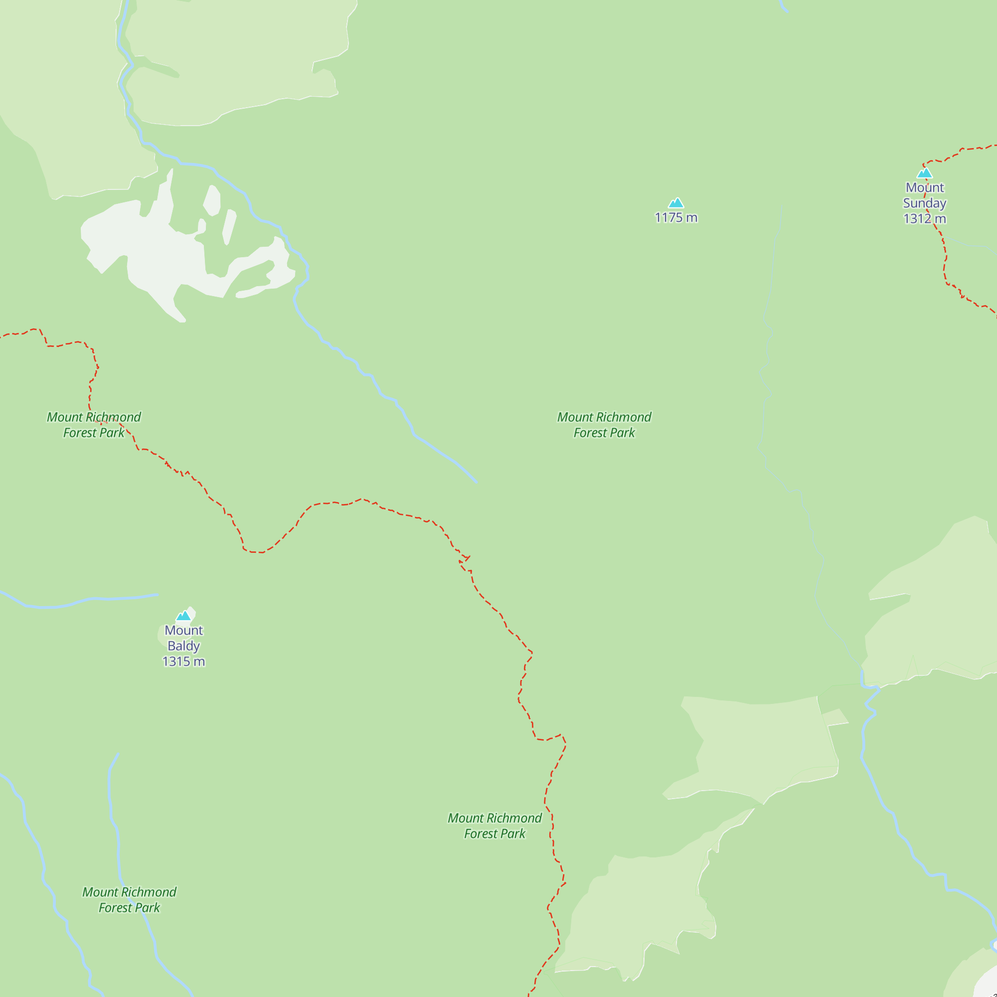 Fosters Hut map