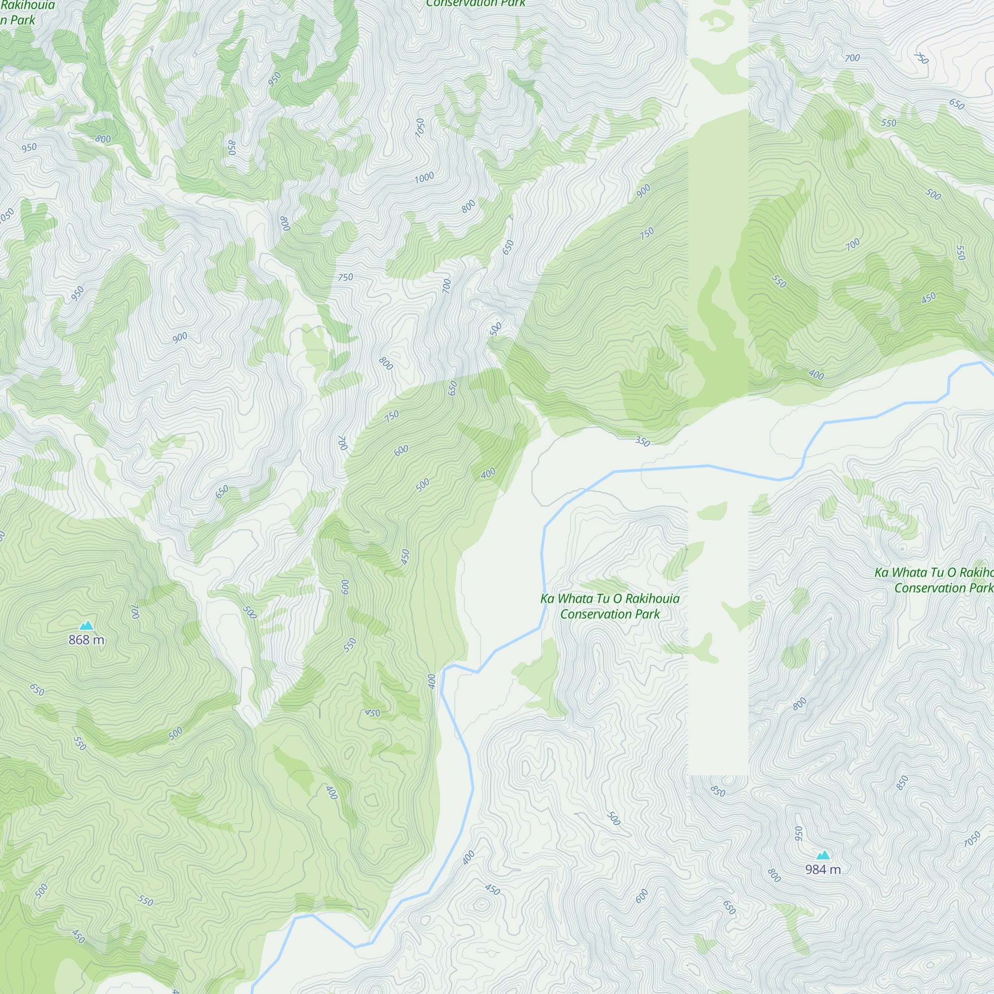Ravine Hut map