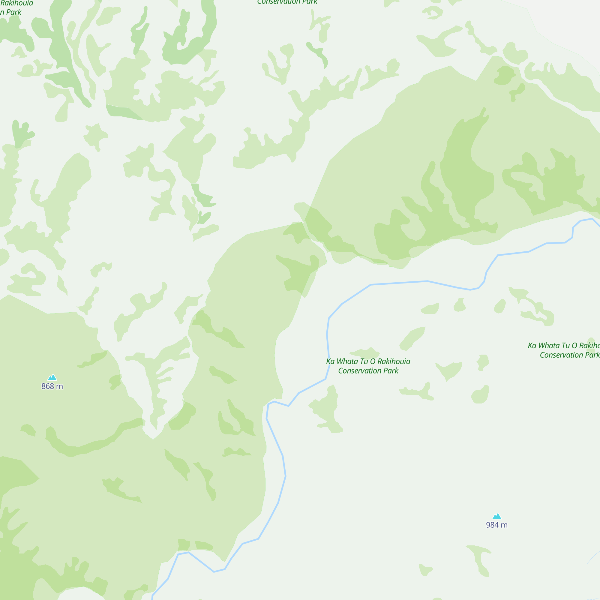 Ravine Hut map