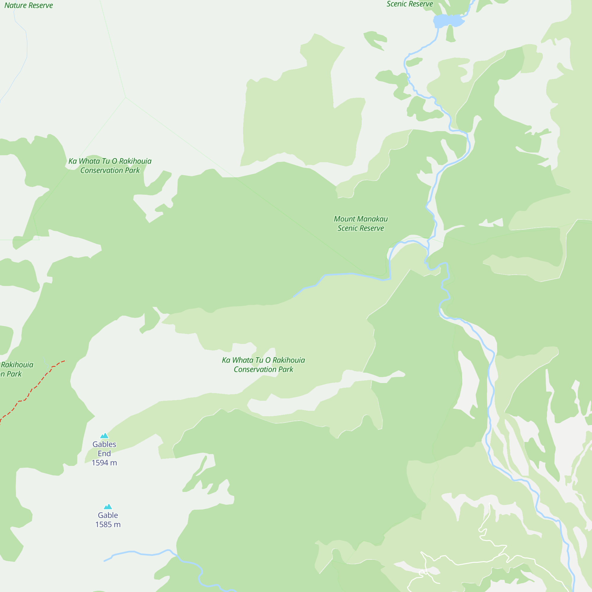 Hapuku Hut map
