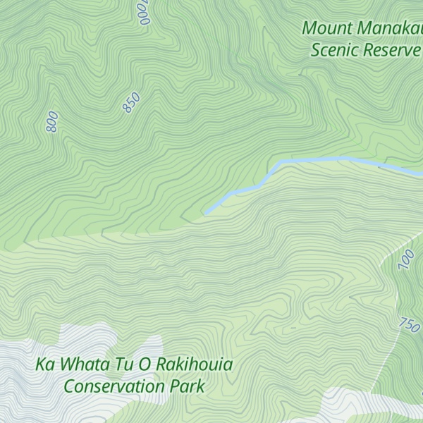 Map of Hapuku Hut
