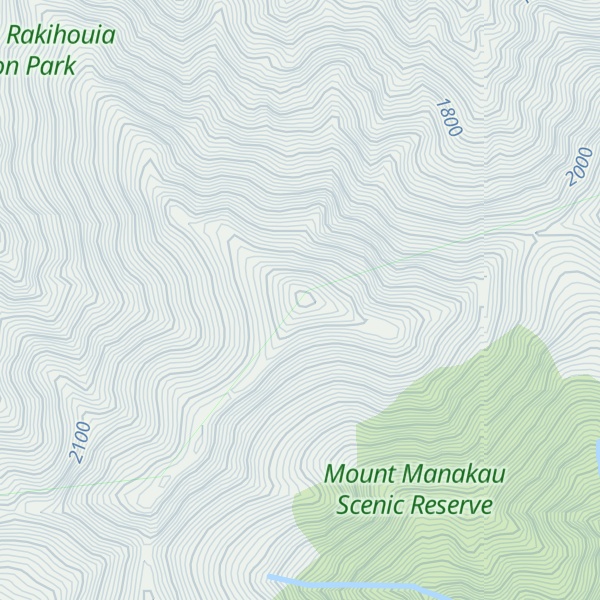 Map of Surveyor Peak