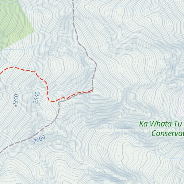 Map of Tapuae-o-Uenuku