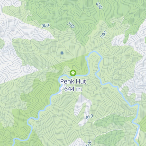 Map of Penk Hut