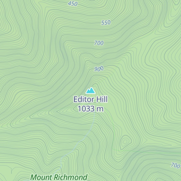 Map of Editor Hill