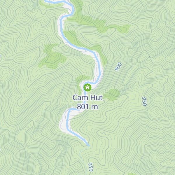 Map of Cam Hut