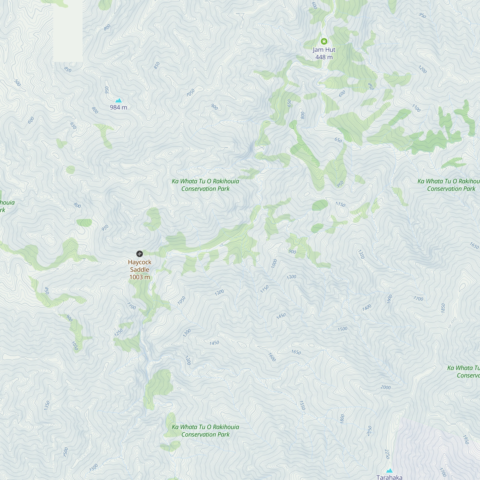 Haycocks Bivouac map