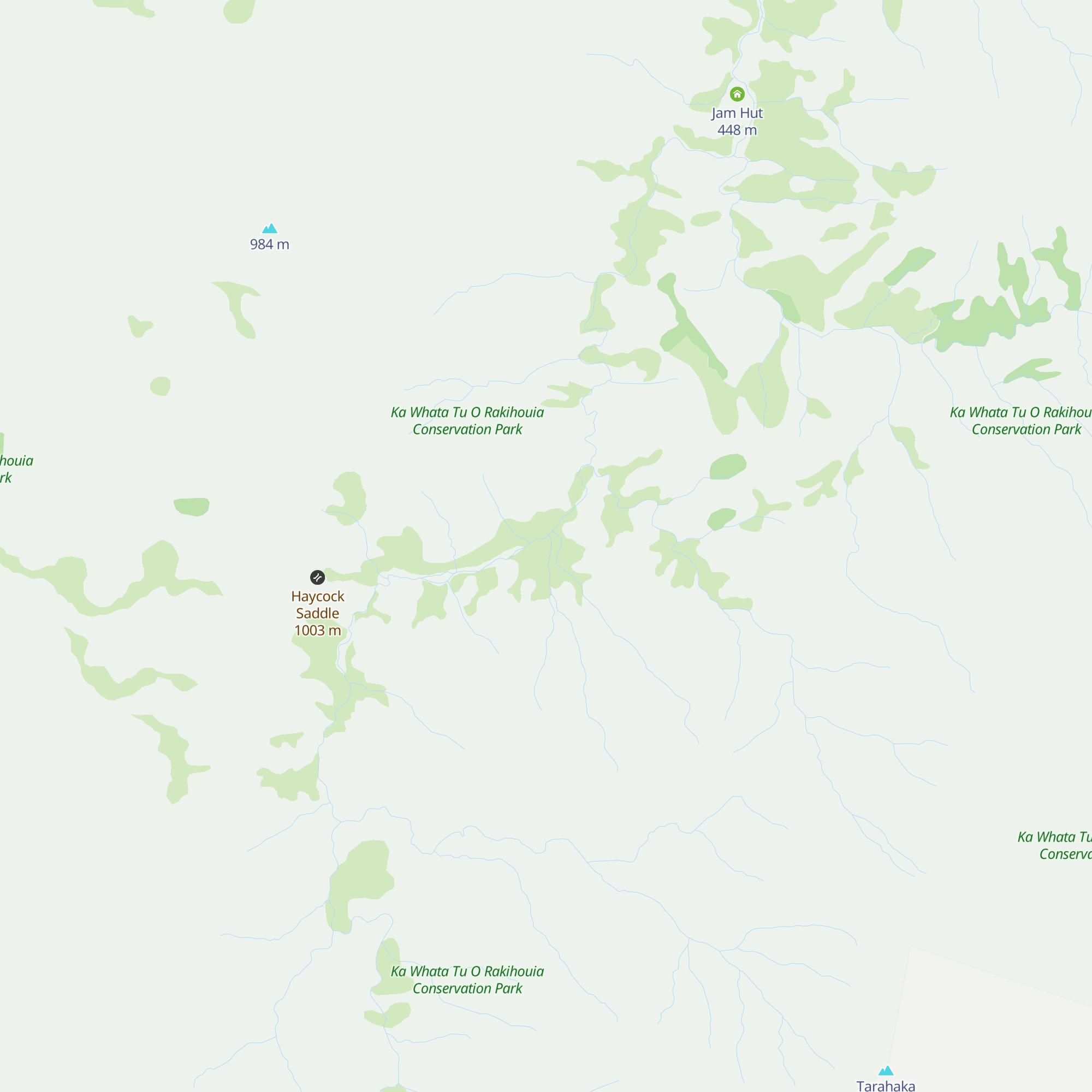 Haycocks Bivouac map