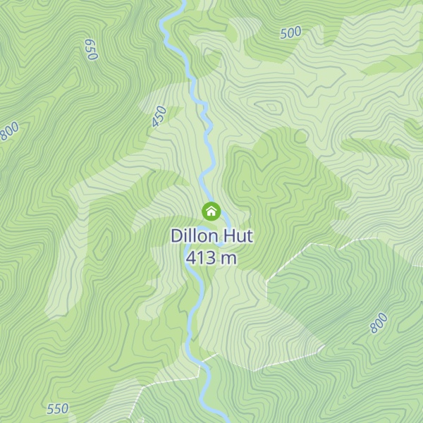 Map of Dillon Hut