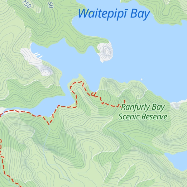 Map of Lane Cove Hut