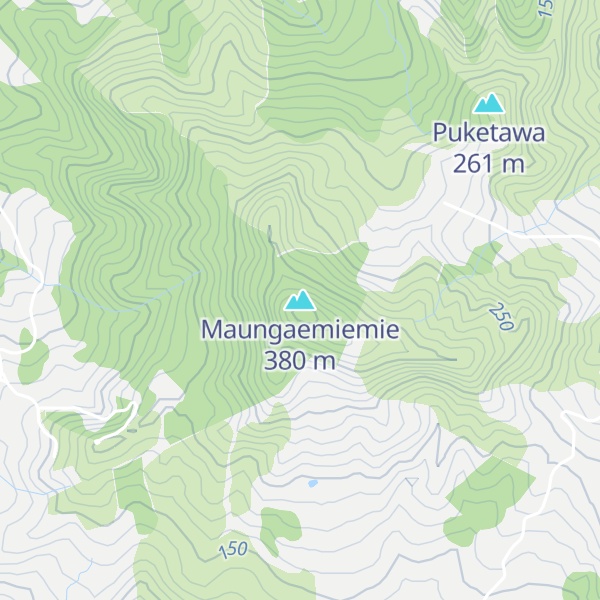 Map of Maungaemiemie