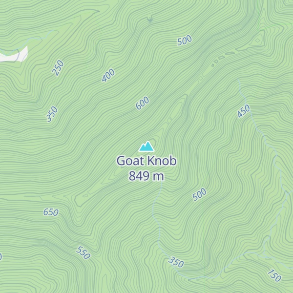 Map of Goat Knob