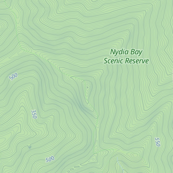Map of Ōpōuri Peak