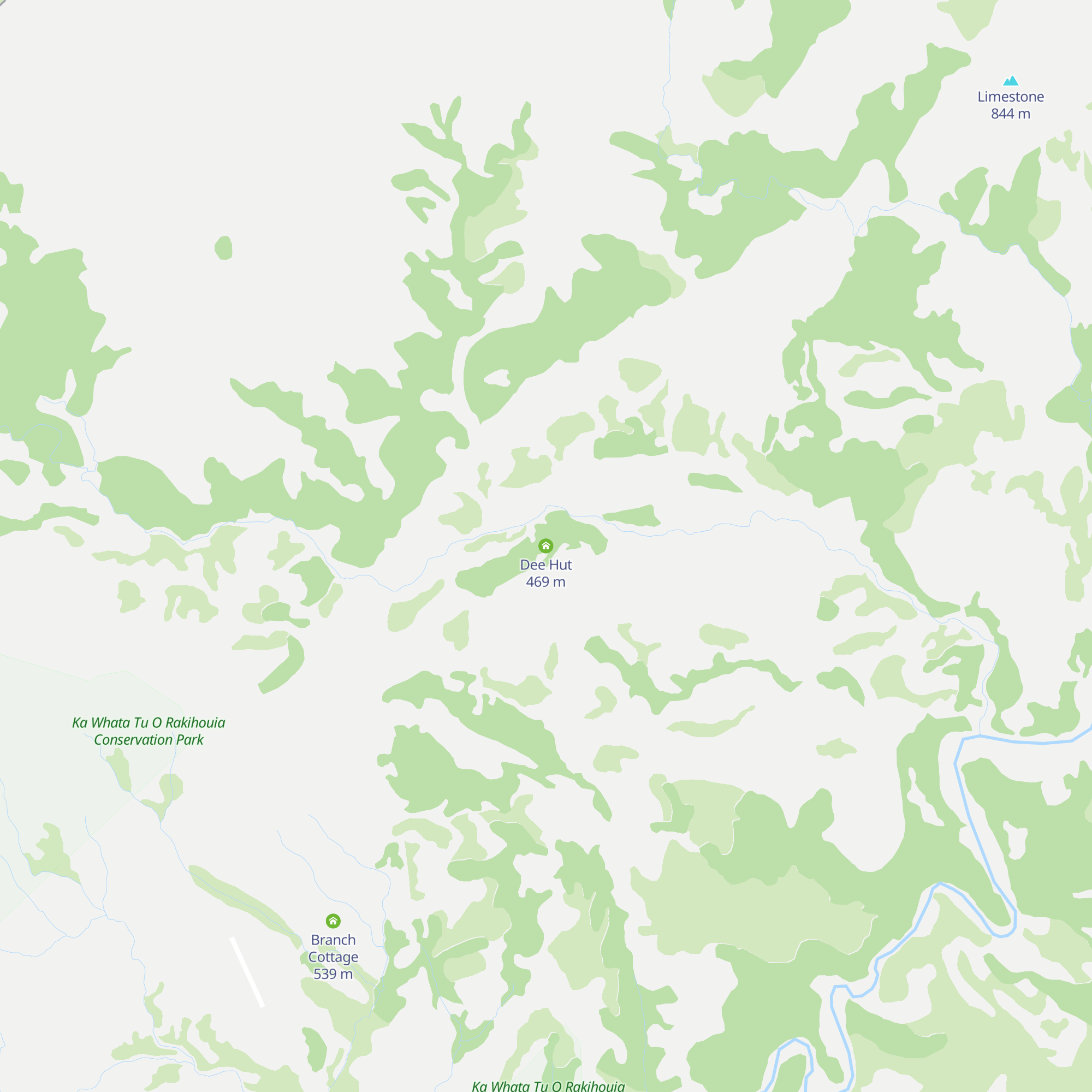 Dee Hut map