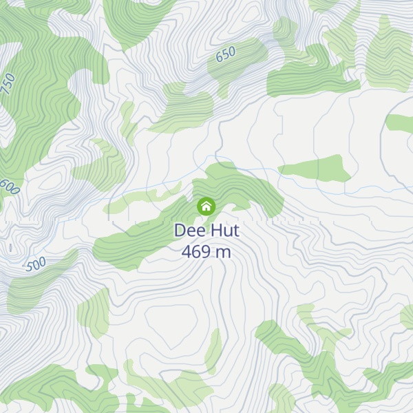Map of Dee Hut