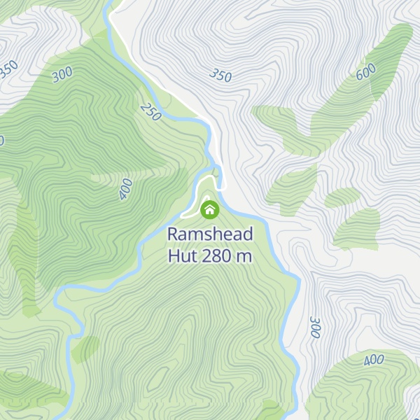 Map of Ramshead Hut